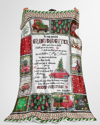 BLANKET FOR GRANDDAUGHTER – COMFORT & WARMTH GIFT Sherpa Fleece Blanket NTTD00 (SKUB-CHRISTMAS5)