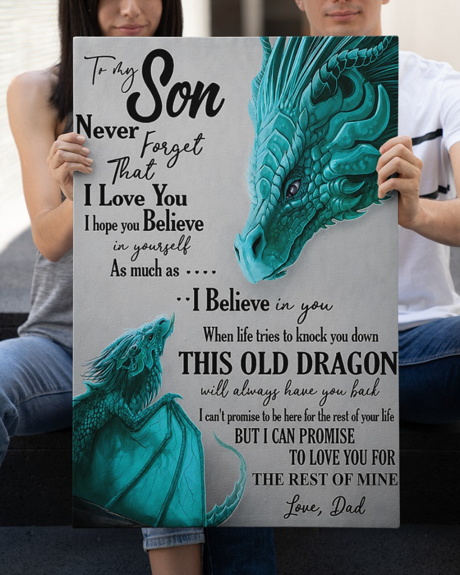 CANVAS FOR SON - BEST GIFT FROM DAD - NTTD00 (SKU2605-179)