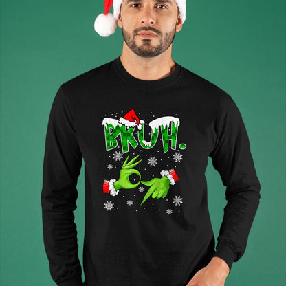 Bruh 67 Six Seven 6 7 Meme Christmas Funny Gen Alpha Slang T-Shirt  - Christmas Unisex T-Shirt/Hoodie/Sweatshirt - HNDS00