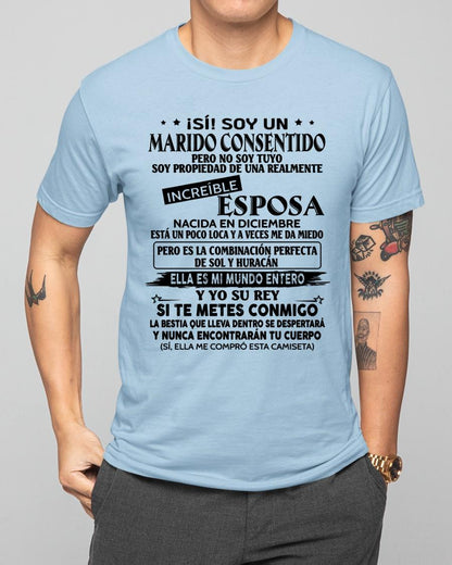 Diciembre - Esposa increíble - Regalo especial para Marido - T12 (Sku.tbnA4)