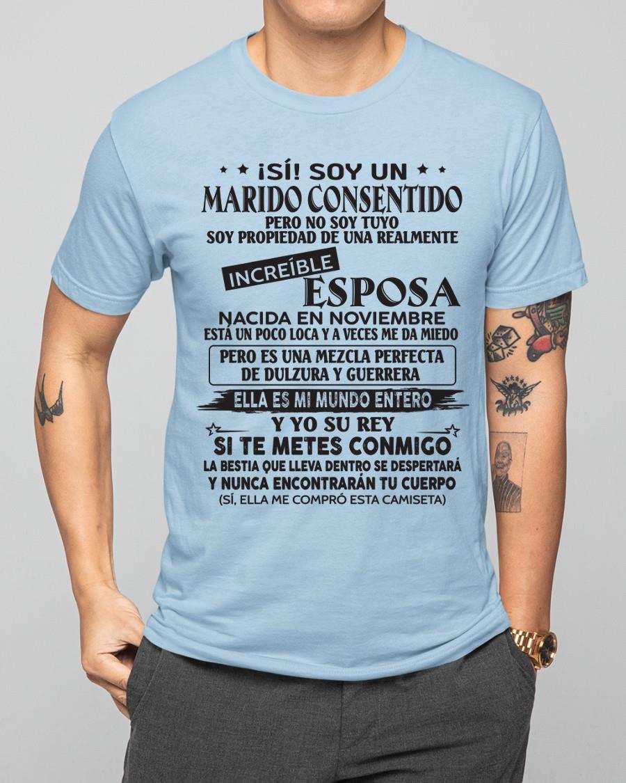 Noviembre - Esposa increíble nació en noviembre - Regalo especial para Marido - T11 (SKU05-105-11)