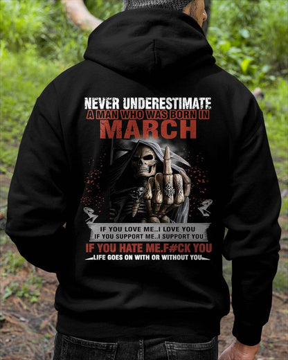 MARCH - NEVER UNDERESTIMATE T-SHIRT - NTTD03 (SKU08-46-03)