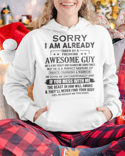 I’M ALREADY TAKEN T-SHIRT – GIFT FROM BOYFRIEND NTTD00 (SKU08-31-00)