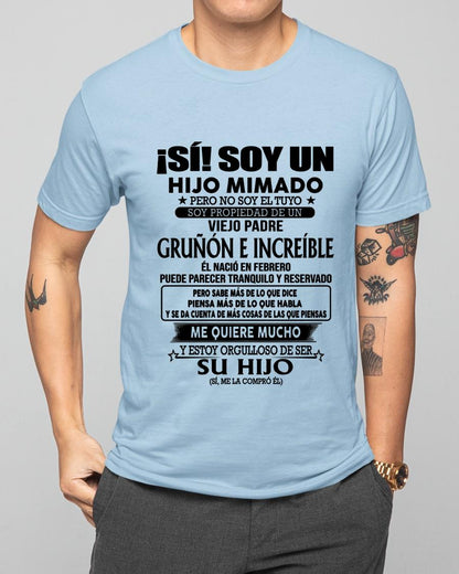 (Febrero) Padre Increíble - Regalo especial para hijo - T02 (Sku.tbn07-02)