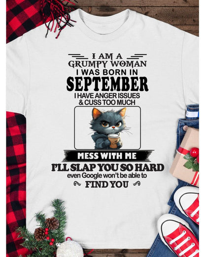 SEPTEMBER - GRUMPY WOMAN - BIRTHDAY GIFT FOR WOMEN - NTTD09 (SKU-GPWM-09)