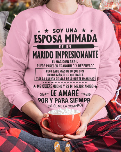 Abril Marido Impresionante - Regalo especial para Esposa - T04 (Sku.Tbn16)