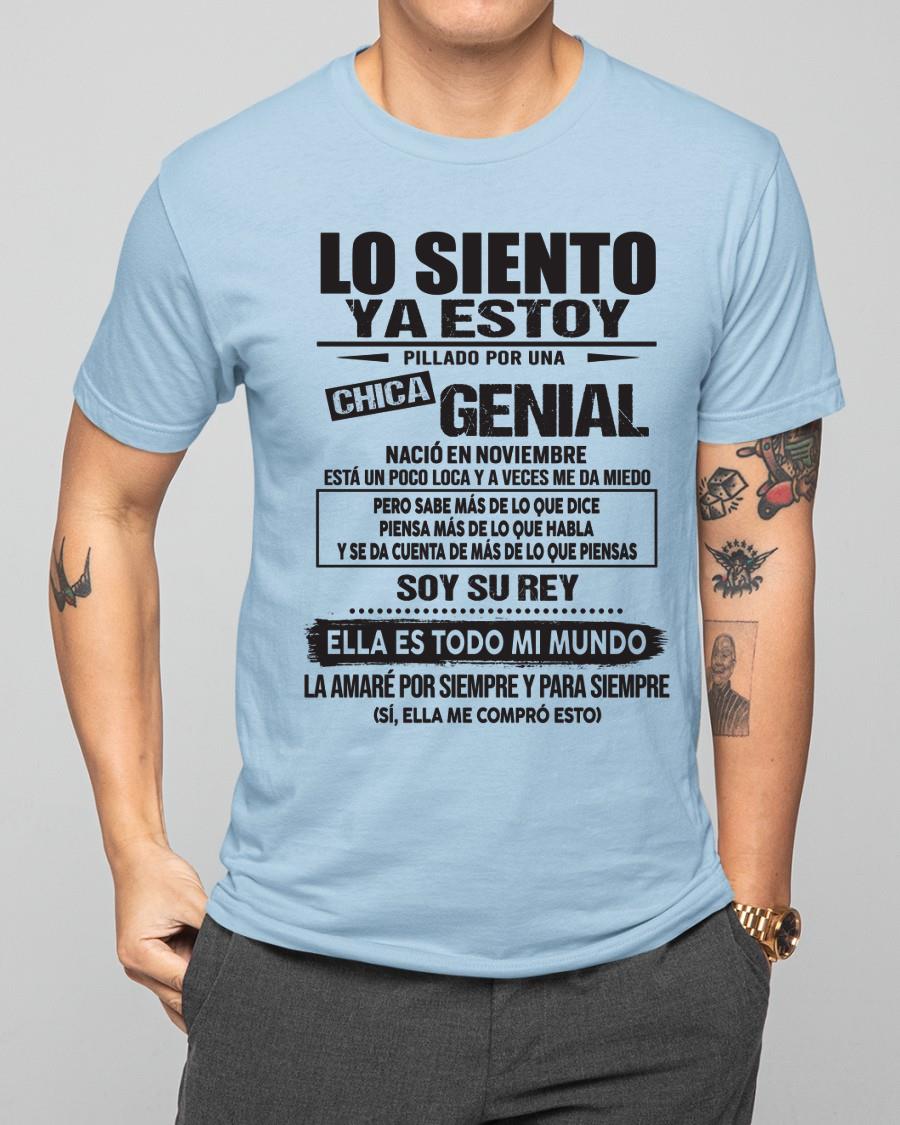 Noviembre Chica Genial - Regalo especial para tu novio - T11 (SKU05-95-11)