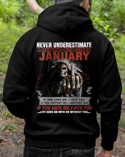 JANUARY - NEVER UNDERESTIMATE T-SHIRT - NTTD01 (SKU08-46-01)