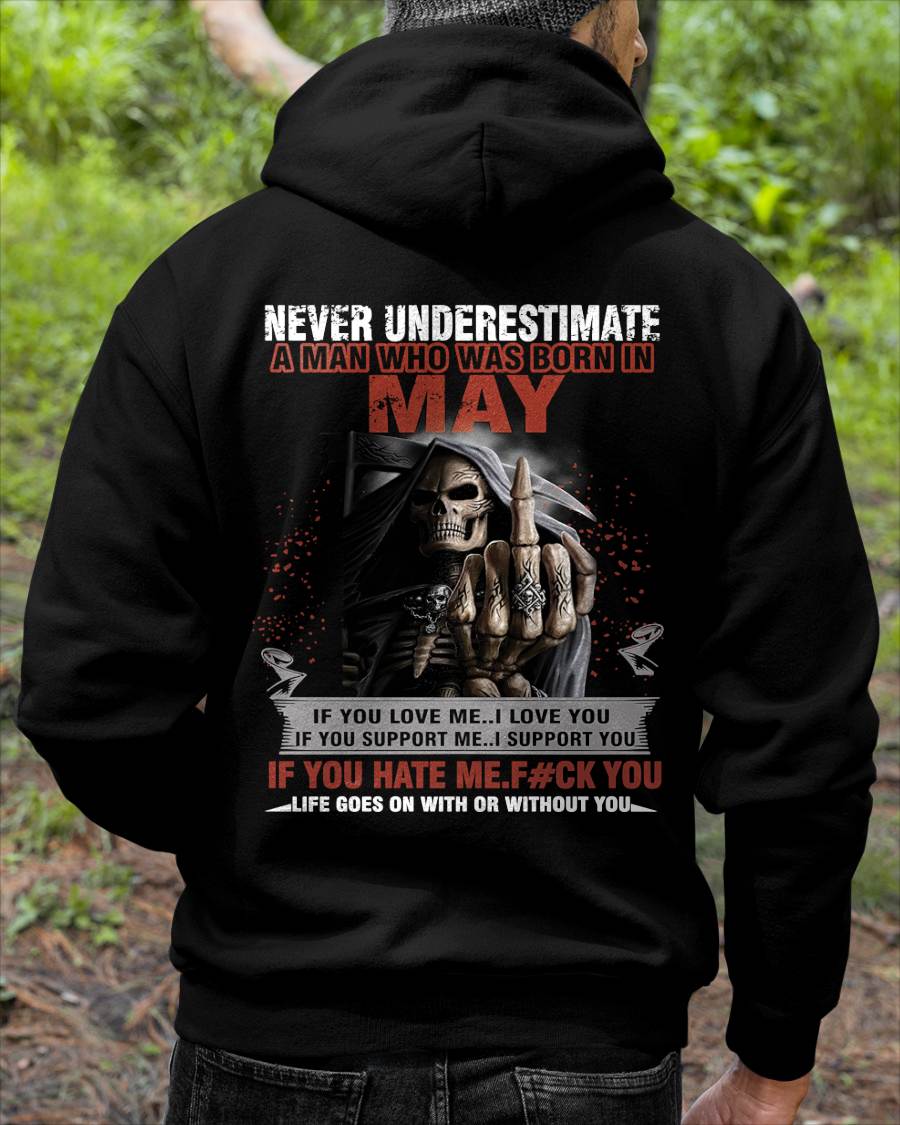 MAY - NEVER UNDERESTIMATE T-SHIRT - NTTD05 (SKU08-46-05)