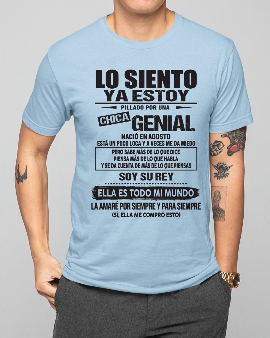 Agosto Chica Genial - Regalo especial para tu novio - T08 (SKU05-95-08)