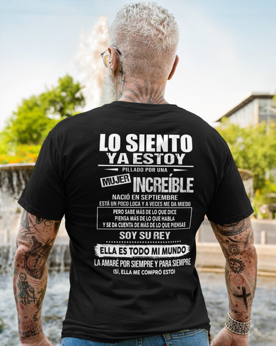 Septiembre - Chica genial nació en septiembre - Regalo especial para novio, esposo - T09 (SKU09-05-09)