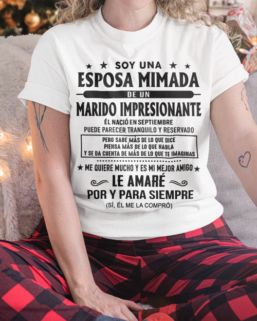 Septiembre Marido Impresionante - Regalo especial para Esposa - T09 (Sku.Tbn16-09)