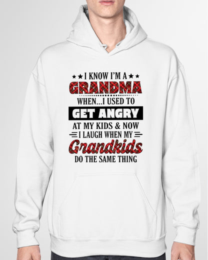 KNOW I'M A GRANDMA WHEN... I USED TO GET ANGRY AT MY KIDS & NOW I LAUGH WHEN MY GRANDKIDS DO THE SAME THING - from grandma NTTD00 (SKU07-111)