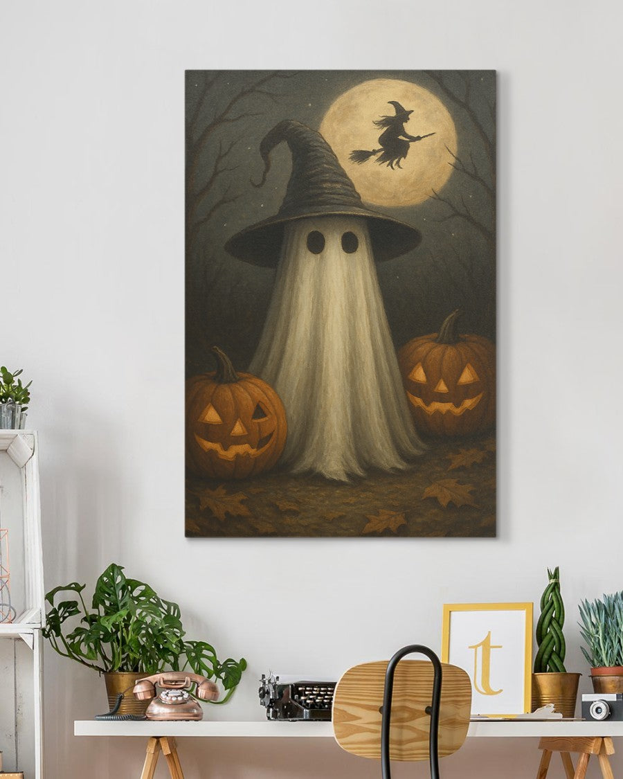 HALLOWEEN GHOST CANVAS 3 - BEST DESIGN IN HALOWEEN - NTTD00