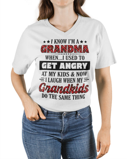 KNOW I'M A GRANDMA WHEN... I USED TO GET ANGRY AT MY KIDS & NOW I LAUGH WHEN MY GRANDKIDS DO THE SAME THING - from grandma NTTD00 (SKU07-111)