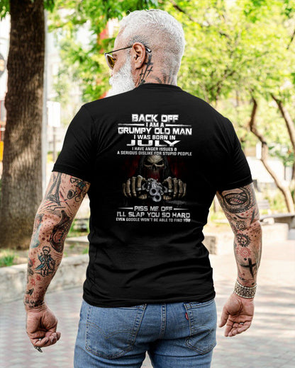 JULY - GRUMPY OLD MAN - BIRTHDAY T-SHIRT FOR MEN - NTTD07 (SKU09-109-07)