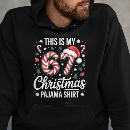 This My 67 Christmas Pajama 67 Meme Gen Alpha Boys Girls T-Shirt - Christmas Unisex T-Shirt/Hoodie/Sweatshirt - HNDS00