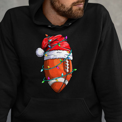 Santa Sports Design For Men Boys Christmas Football Player T-Shirt - Christmas Unisex T-Shirt/Hoodie/Sweatshirt - HNDS00