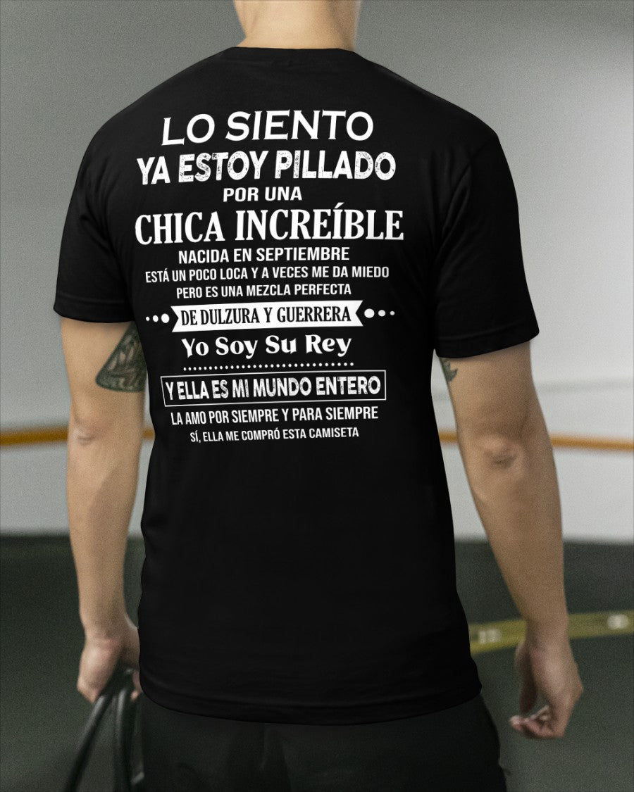 Septiembre Chica Increíble - Regalo especial para tu novio - T09 (SKU04-112)