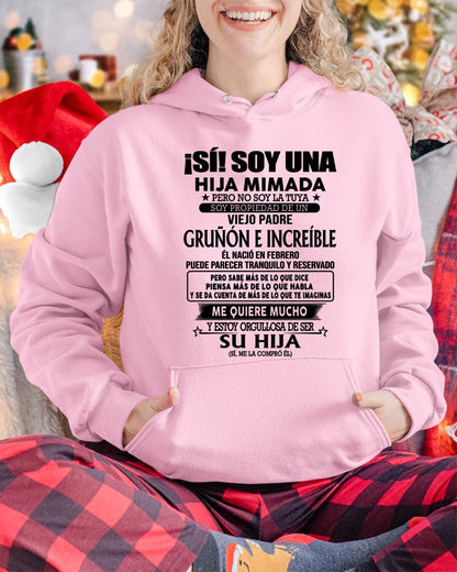 (Febrero) Padre Increíble - Regalo especial para hija - T02 (Sku.TbnA16)