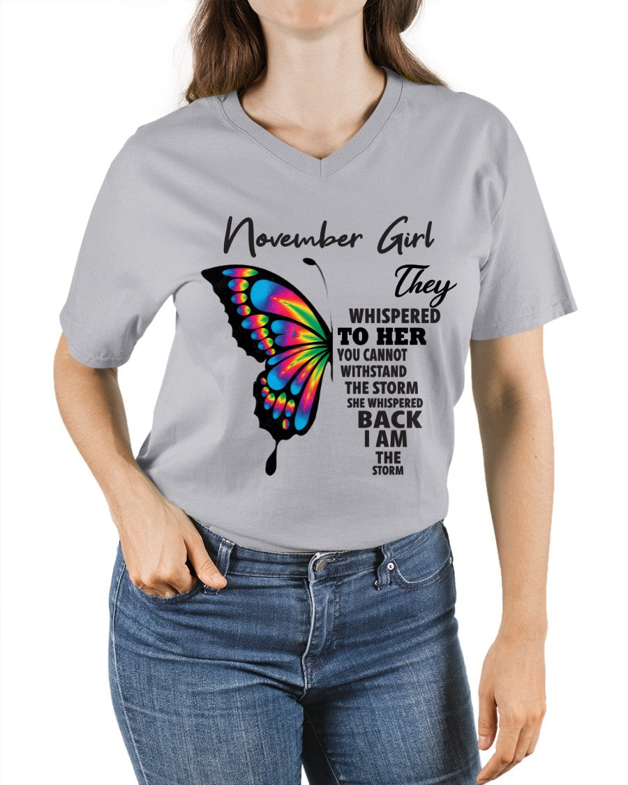 NOVEMBER GIRL, THEY WHISPERED TO HER YOU CANNOT WITHSTAND THE STORM SHE WHISPERED BACK I AM THE STORM – NTTD11 ( SKU26T-01297-11)