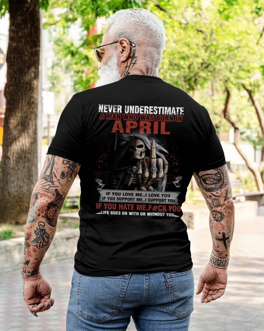 APRIL - NEVER UNDERESTIMATE T-SHIRT - NTTD04 (SKU08-46-04)