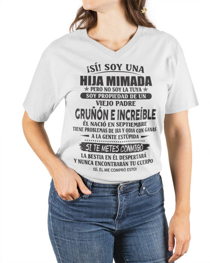 Padre increíble septiembre - Regalo perfecto para tu hija - T09 (SKU07-84-09)