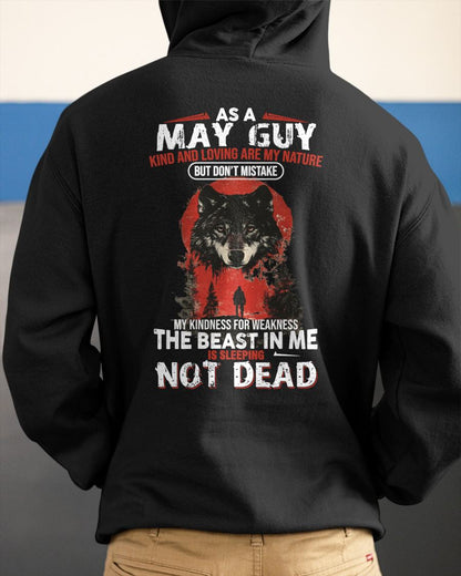 MAY - KIND AND LOVING ARE MY NATURE - BIRTHDAY T-SHIRT FOR MEN - NTTD05 (SKU26T-01-17-05)