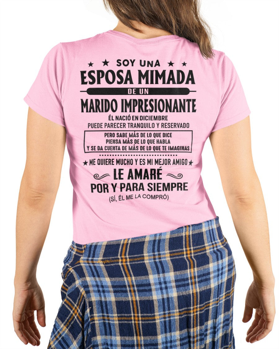 Diciembre - Marido impresionante nacido en diciembre - Regalo especial para tu esposa - T12 (SKU05-81-12)