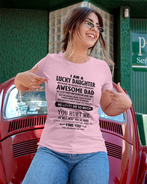 Lucky Daughter - perfect gift for your daughter from Dad - HL00 (SKU-lucky0-00)