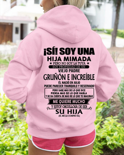 Julio Padre Increíble - Regalo especial para hija - TBN - T07 (SKU04-109-07)