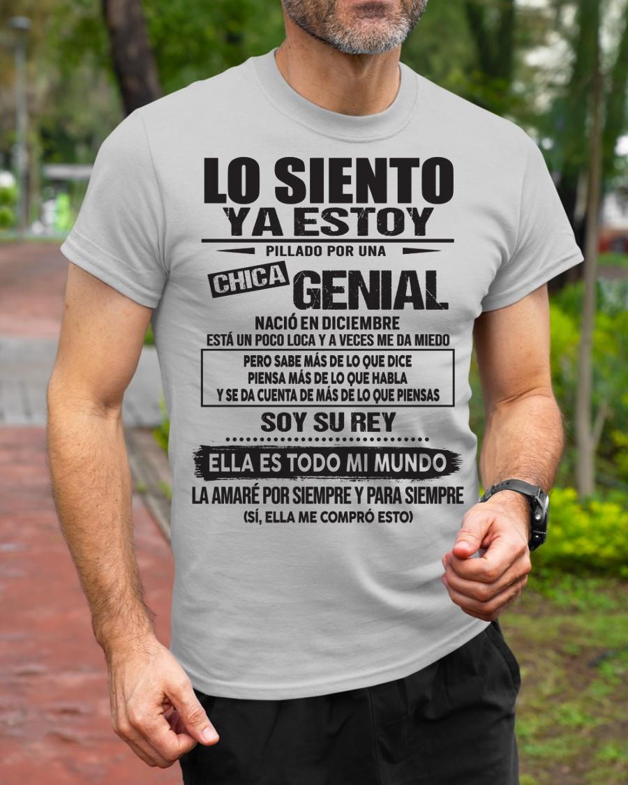 Diciembre Chica Genial - Regalo especial para tu novio - T12 (SKU05-95-12)