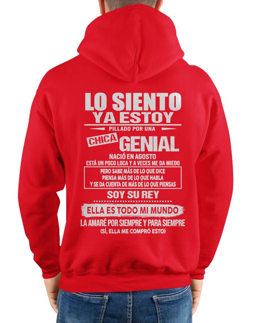 Agosto - Chica genial nació en agosto - Regalo especial para novio - Black - T08 (SKU05-80-08)