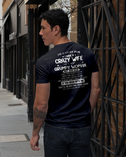 LUCKY MAN OF A GRUMPY WIFE  - GIFT FROM WIFE - NTTD00 (SKU12-277-00)