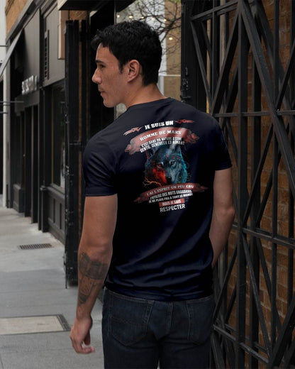 MARS - JE SAIS RESPECTER – T-SHIRT D’ANNIVERSAIRE POUR HOMME - frNTTD03 (SKU12-266-03)