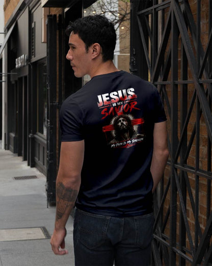 JESUS IS MY SAVIOR - CHRISTIAN T-SHIRT - FOR MEN NTTD00 (SKU2608-74)
