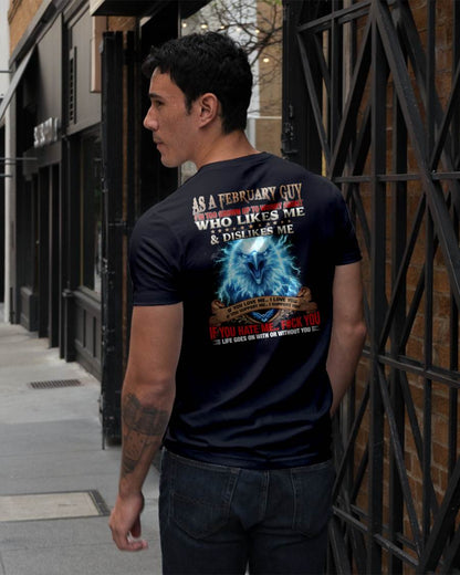 FEBRUARY - I'M TOO GROWN UP TO WORRY ABOUT - PREMIUM DTG PRINT - BIRTHDAY T-SHIRT FOR MEN - NTTD02 (SKU2604-138-02)
