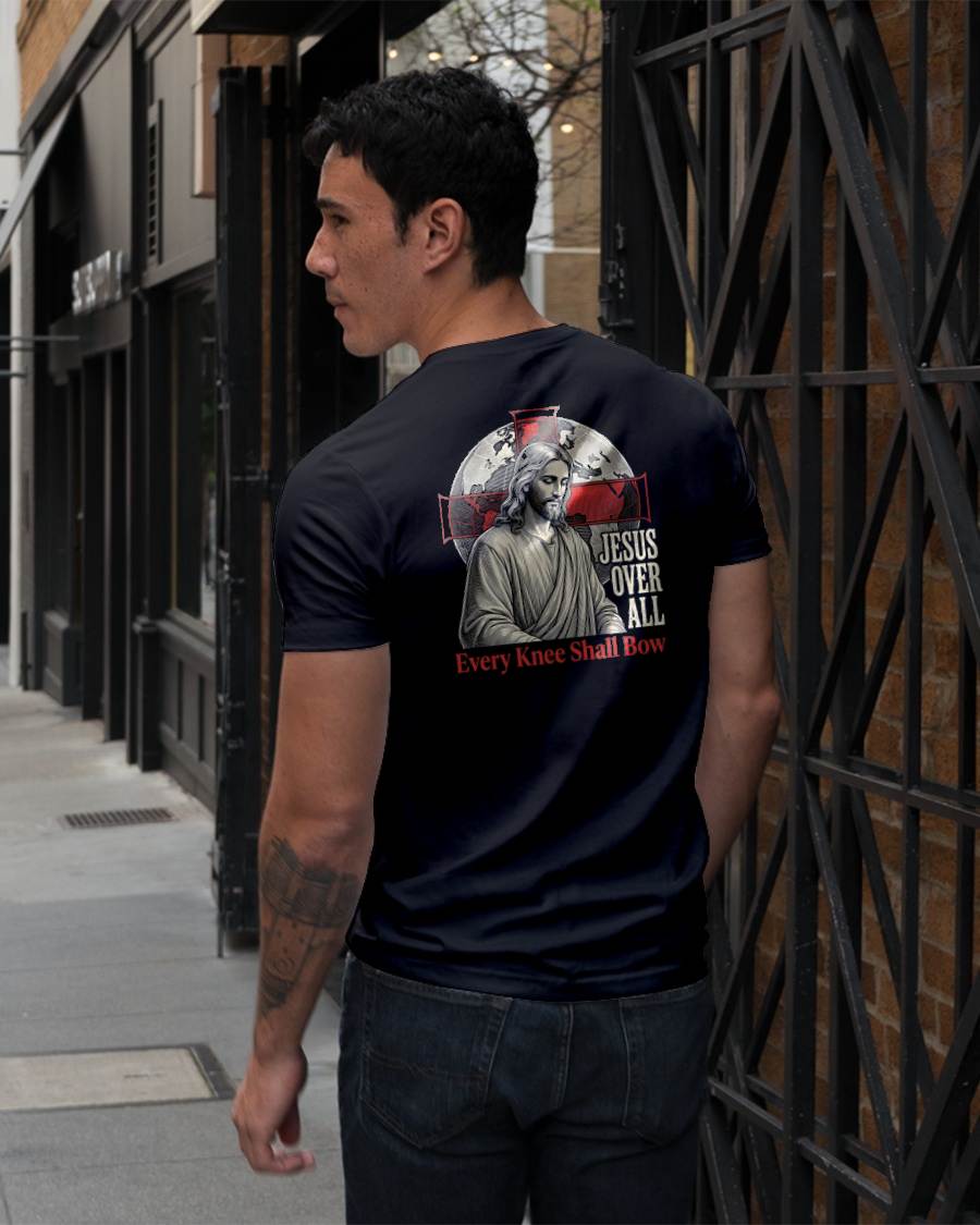 JESUS OVER ALL  - CHRISTIAN T-SHIRT - FOR MEN NTTD00 (SKU2608-138)