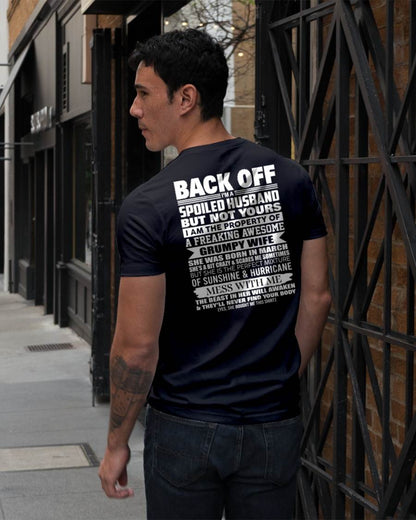 MARCH - BACK OFF! I'M A SPOILED HUSBAND - GIFT FROM WIFE - NTTD03 (SKU2604-320-03)