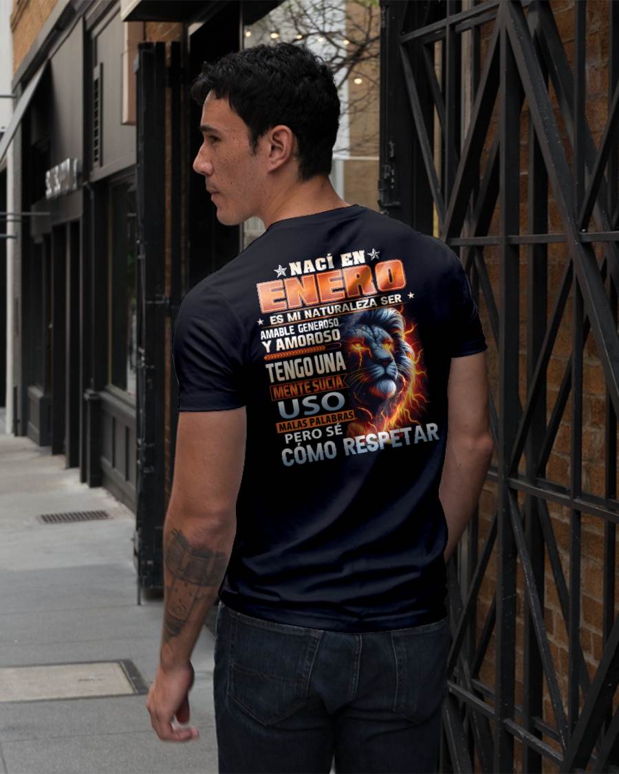 ENERO - MENTE SUCIA PERO SÉ RESPETAR - REGALO DE CUMPLEAÑOS PARA HOMBRES - NTTD01sp (SKU10-68-01)