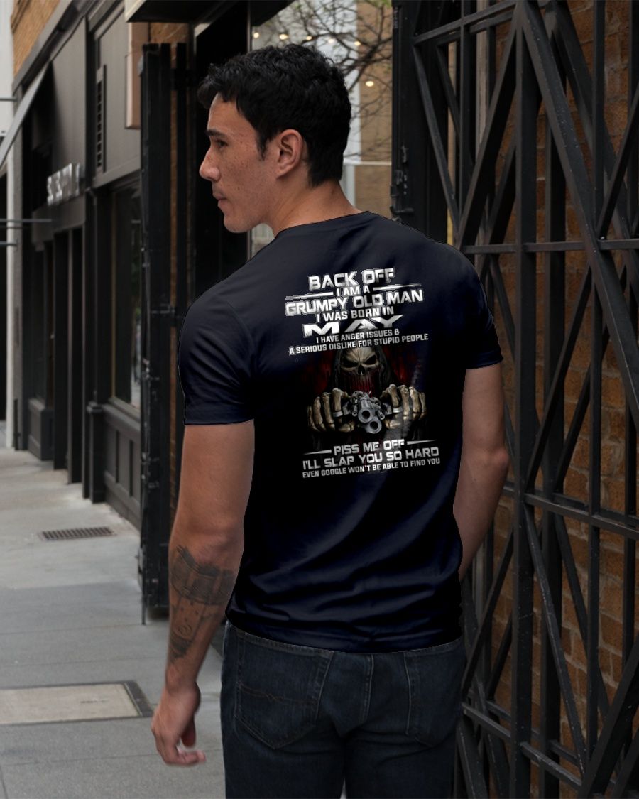 MAY - GRUMPY OLD MAN - BIRTHDAY T-SHIRT FOR MEN - NTTD05 (SKU09-109-05)