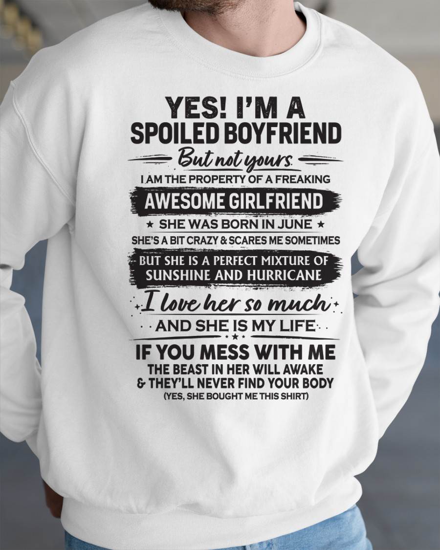 JUNE - I'M A SPOILED BOYFRIEND - GIFT FROM WIFE/GIRLFRIEND - NTTD06 (SKU26T-01250-06)