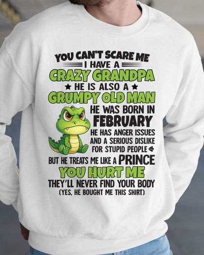 YOU CAN’T SCARE ME - GIFT FOR GRANDSON AND GRANDDAUGHTER FROM GRANDPA - NTTD02 (SKU09-121-02)