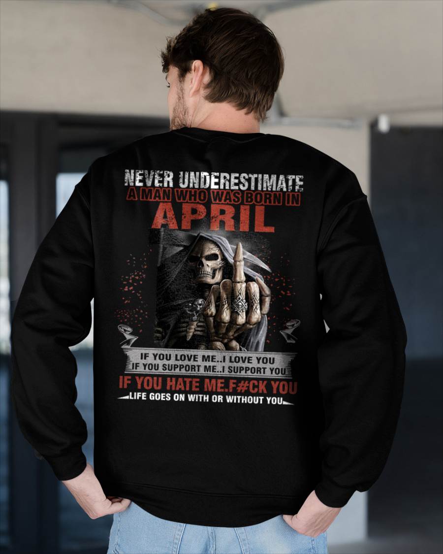 APRIL - NEVER UNDERESTIMATE T-SHIRT - NTTD04 (SKU08-46-04)