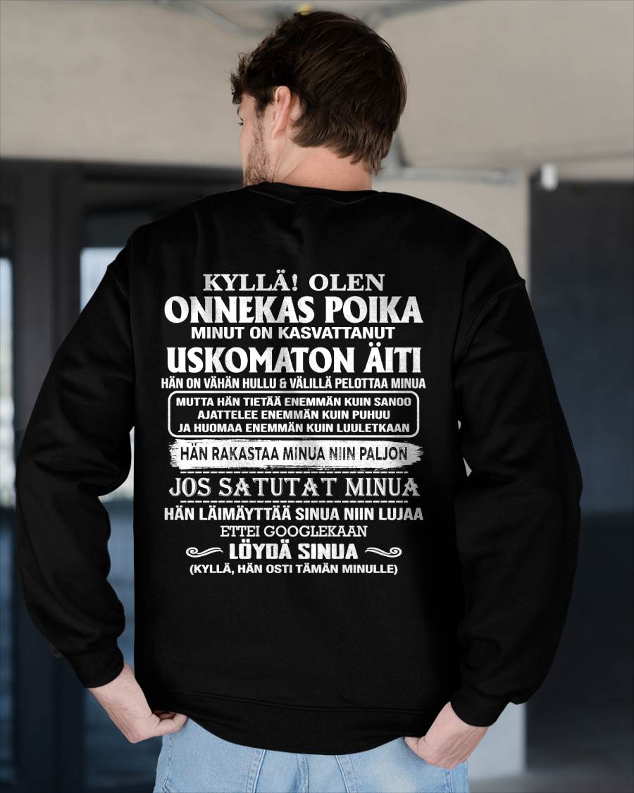 KYLLÄ! OLEN ONNEKAS POIKA - LAHJA UPEALTA ÄIDILTÄ - NTTD00 (SKU2605-108)