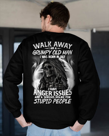 JULY - GRUMPY OLD MAN - BIRTHDAY T-SHIRT FOR MEN - NTTD07 (SKU2602-211-07)