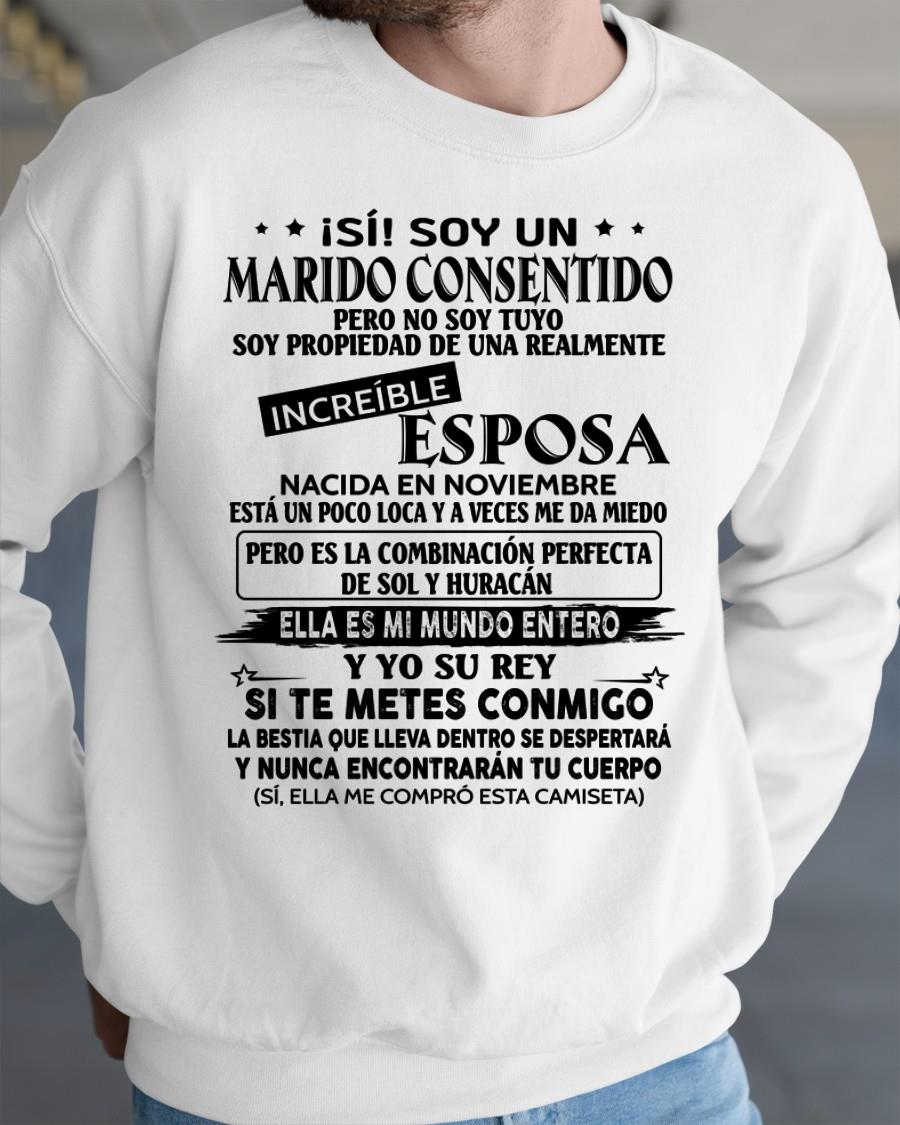 Noviembre - Esposa increíble - Regalo especial para Marido - T11 (Sku.tbnA4)