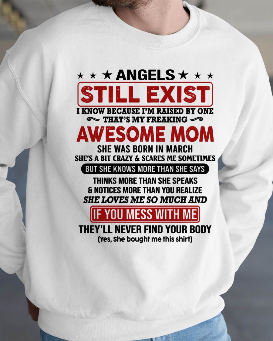 MARCH - ANGELS STILL EXIST - GIFT FROM MOM - NTTD03 (SKU2604-268-03)
