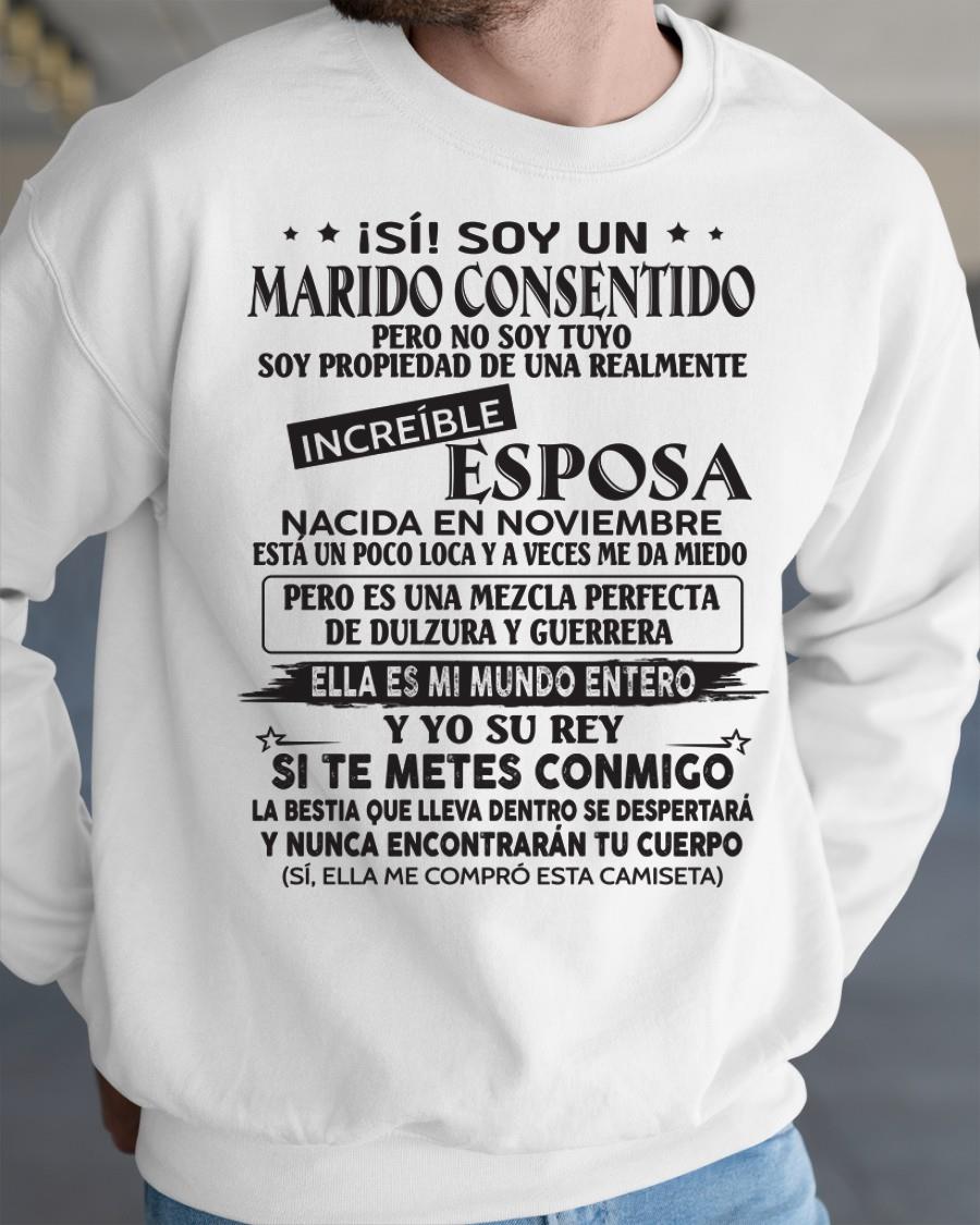 Noviembre - Esposa increíble nació en noviembre - Regalo especial para Marido - T11 (SKU05-105-11)