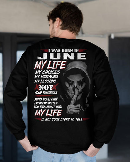 JUNE - MY LIFE MY CHOICES - UNIQUE BIRTHDAY GIFT FOR MEN - NTTD06 (SKU08-36-06)